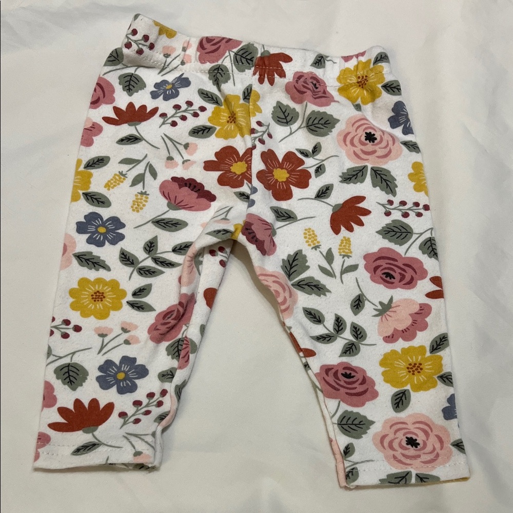 “Bundle 10/$13” HB 0-3M girls babyFloral Print Kids Leggings
